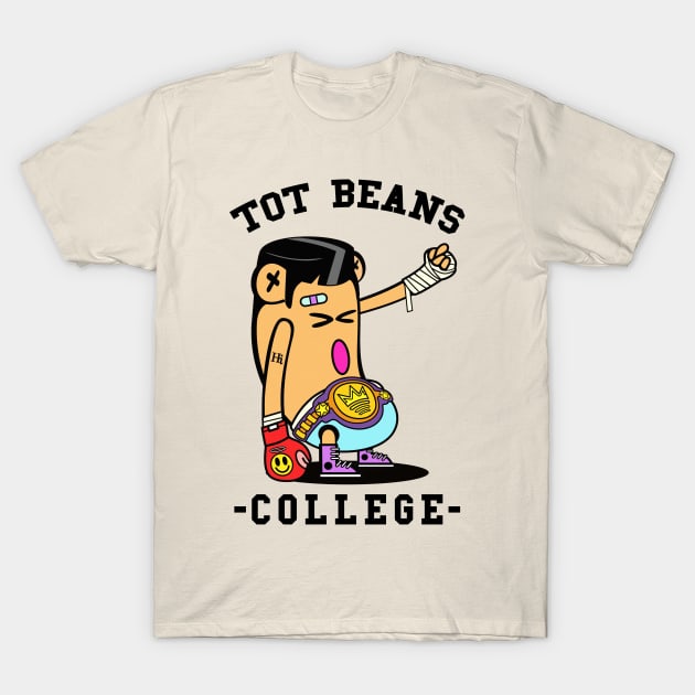 Totbeans Character College T-Shirt by Demylo 